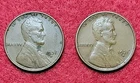 1931 D VF and 1931 S XF Lincoln Wheat 1c One Cent Pair Of 2 Coins