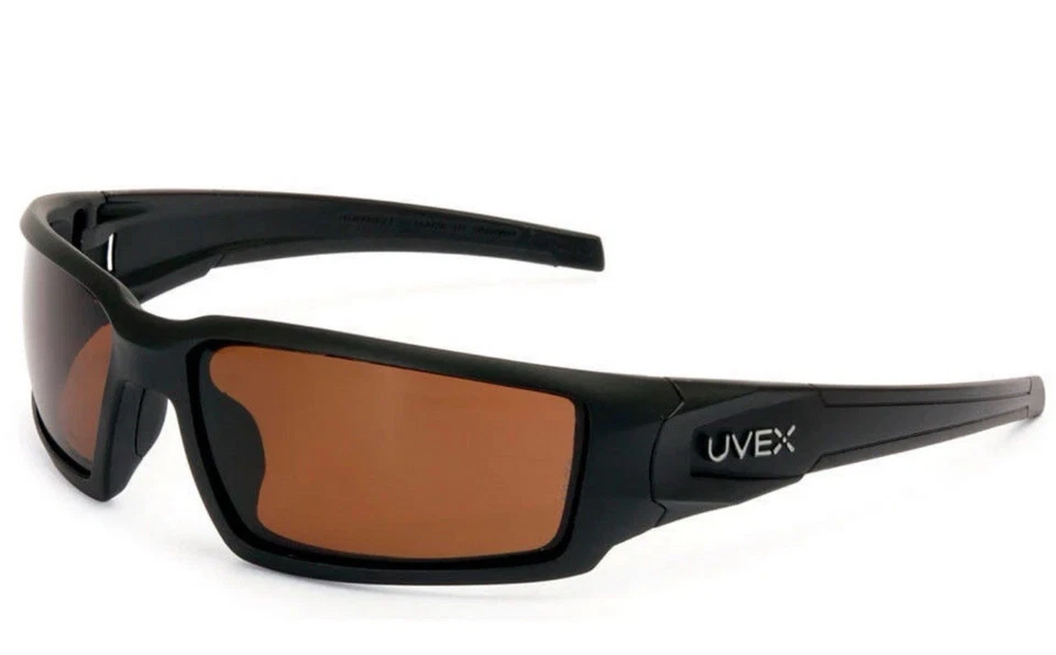 Gafas de seguridad Uvex Hypershock marco negro lente polarizada espresso Foto 2 de 4