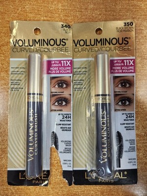 2 Pack: L'Oreal Paris Voluminous Original Mascara, Black &Black Brown (S2965)