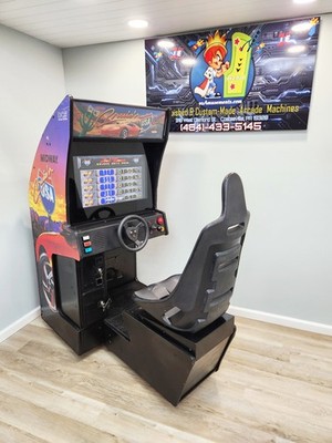 Cruisn USA Arcade Sit Down Driving Racing Video Game Machine 27'' LCD Monitor -#2