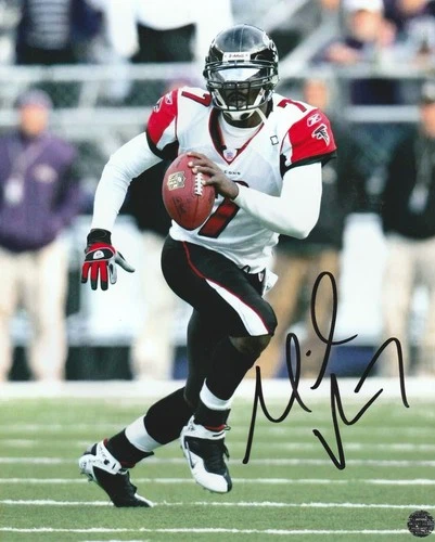 Michael Vick Autographed Signed Atlanta Falcons NFL 8x10 Photo with COA/Hologram