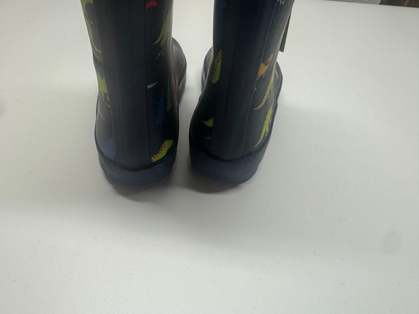 Gelert Kids Dinosaur Wellington Boots C13 EU 31.5 Navy Fleece Lined RRP £31.99 image 6