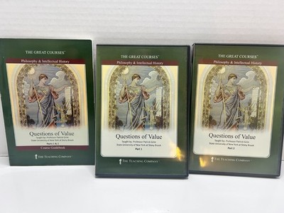 The Great Courses: Questions of Value 12 CDs w/Guidebook