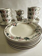 Villeroy & Boch 6 Pers. Palermo Kaffee Tee Service 21 Teile Wicken Blüten Ranken