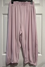 Womens FP Movement/Pink-Rose/Pinky Fuschia Barrel Parachute Elastic Pants Size L