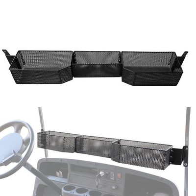 LUXEMOTO Golf Cart Front Inner Dash Storage Basket for EZGO TXT, Combined Lar...