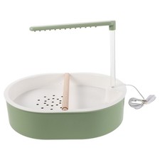 Parrot Shower Bath Plastic Tub for Bird Birds Bathtub Automation