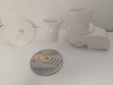 Sunbeam Oskar Model 14181  14081 Food Processor Chute Lid Pusher Disc, Blade 