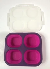 Crofton Portion Perfect 4-1 Cup Portion Control Collapsible Compartments - Pink