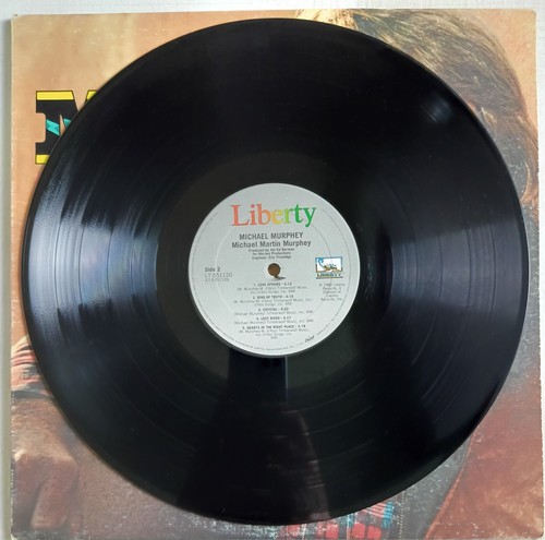 Michael Martin Murphey Vinyl LP Record Album & Sleeve - Foto 7 di 9