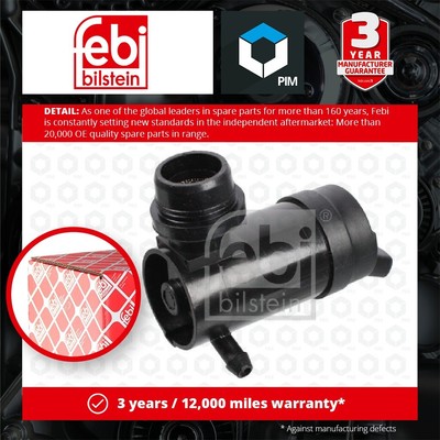 Washer Pump fits HYUNDAI ix35 2.4 Rear 10 to 13 G4KE 985102S100 Febi Quality New