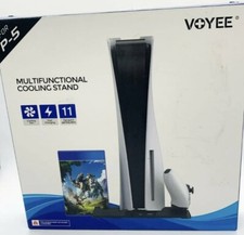 PS5 Compatible Vertical Cooling Fans Cooling Stand Charging Station