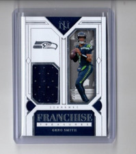 2023 Panini National Treasures Franchise Treasures Geno Smith Relic #'d 27/49