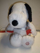 Hallmark Snoopy Cupid Valentine Animated Laughing Plush Stuffed White Tested P37