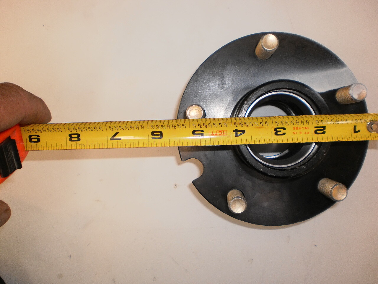 Reliable BT150A SHORT Trailer Axle Idler Hub W/Bearings Boat 5 lug Axel