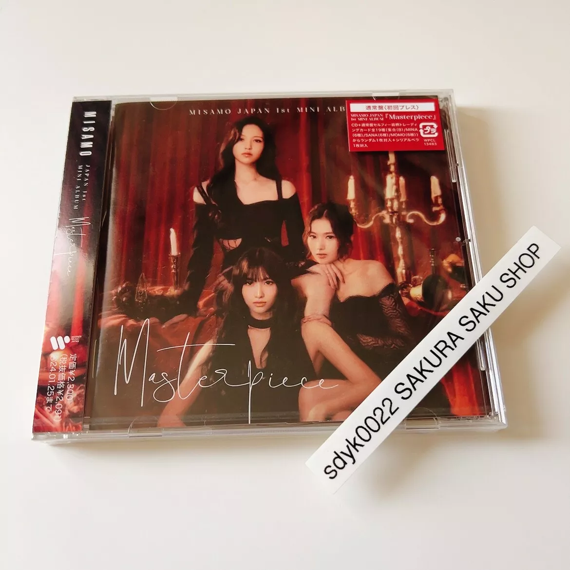 MISAMO Masterpiece Japan Album Regular Edition CD MINA SANA MOMO TWICE