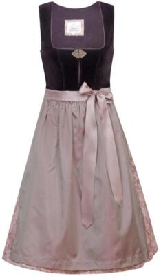 New MarJo velvet dirndl Katja chocolate, 65 cm, classy, last size 48, new, reduced - 40%