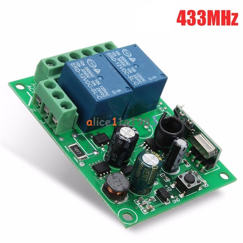315MHz/433MHz 2 CH Channel Wireless RF Relay Remote Control Switch Receiver 220V - Picture 13 of 26