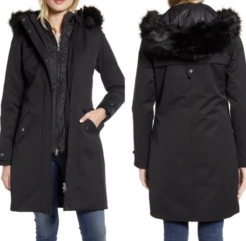 Barbour Women s Bute Waterproof Breathable Parka Jacket In Black
