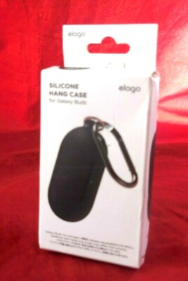 Silicone Hang Case for Galaxy Buds  Case-elago  [Black]  (OPEN BOX)