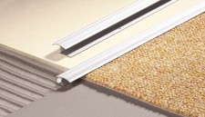 Z Bar Carpet Trim 1 metre Threshold Strip for Laminate Tile Wood – Gold & Silver
