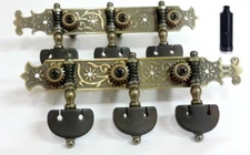 1/18 Classical Guitar free friction shaft machine head peg tuner 200AB-E6-S4 