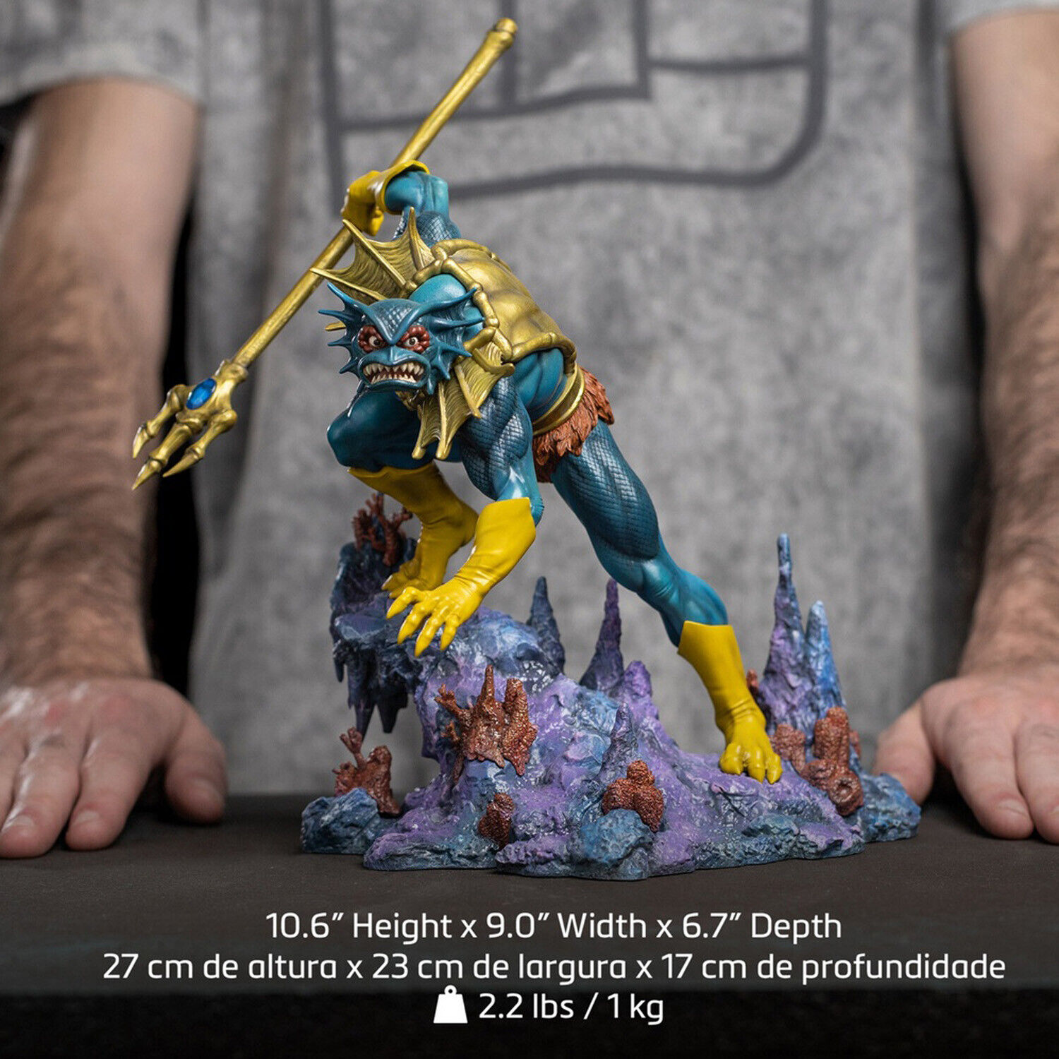 IRON STUDIOS Mer-Man Masters Of The Universe 1/10 Scale Figurine Statue Model