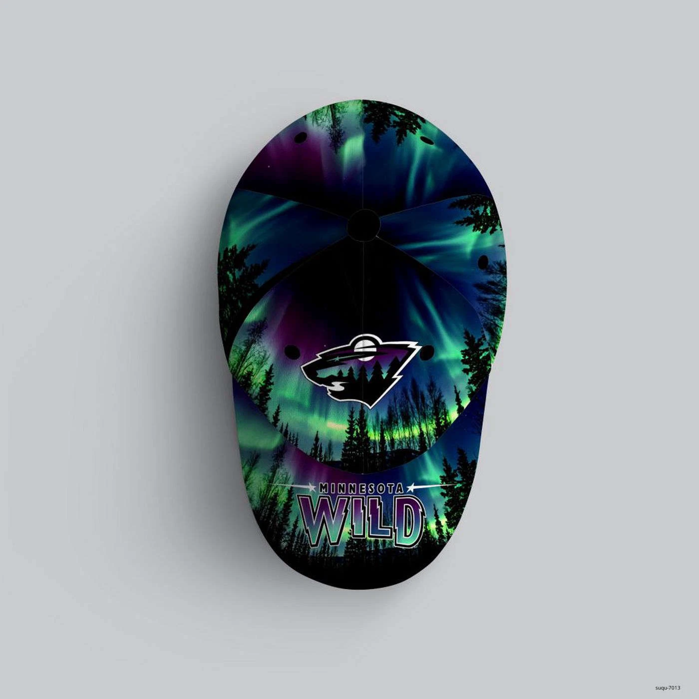 Minnesota Wild Special Design With Northern Lights Classic Cap Hockey Team Hat