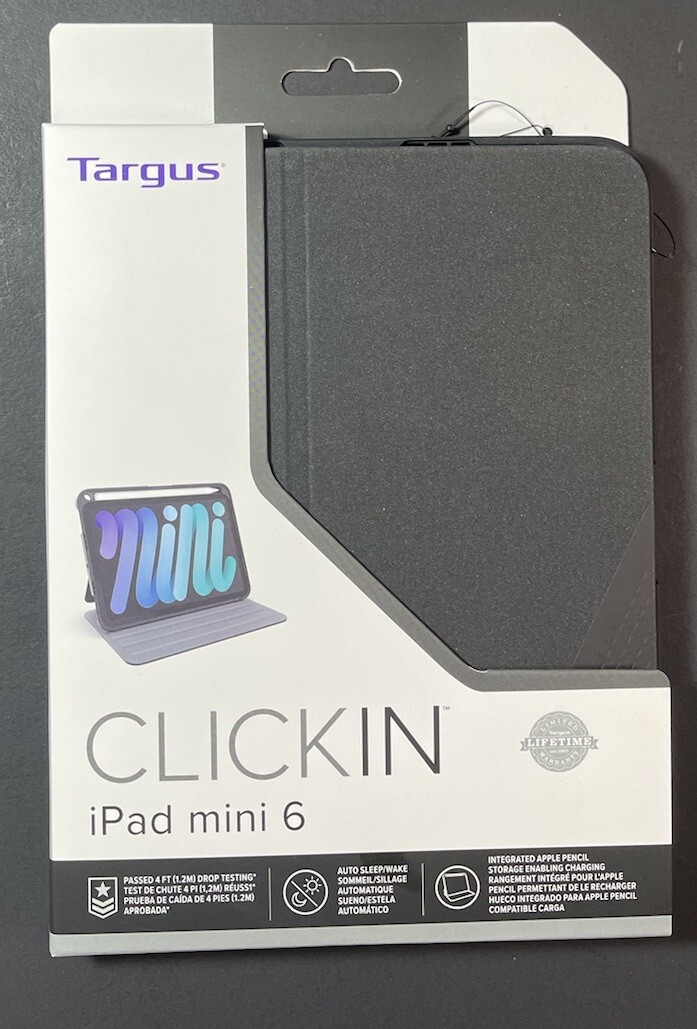 Targus Click-In™ Case in Black for iPad mini® 5th gen., 4, 3, 2 and 1
