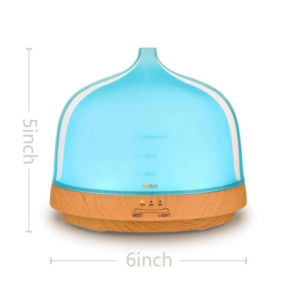 A790 Diffusore 200 ml lampada goccia aromi 4 in 1 umidificatore aromaterapia RGB - Immagine 4 di 4