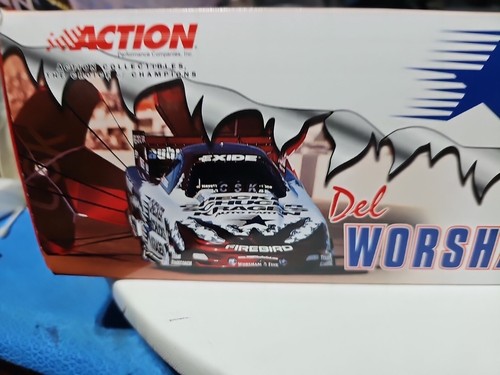 1/24 Action Funny Car of Del Worsham Firebird 2001 Checker BEAUTIFUL NICE CAR 🚗 - Picture 21 of 24