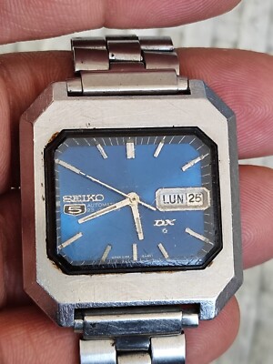 SEIKO 6106-8040 DX TV 23J AUTOMATIC DX Blue Dial WORKING | eBay