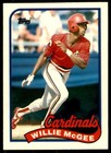 1989 Topps Tiffany #640 Willie McGee NM-MT Cardinals