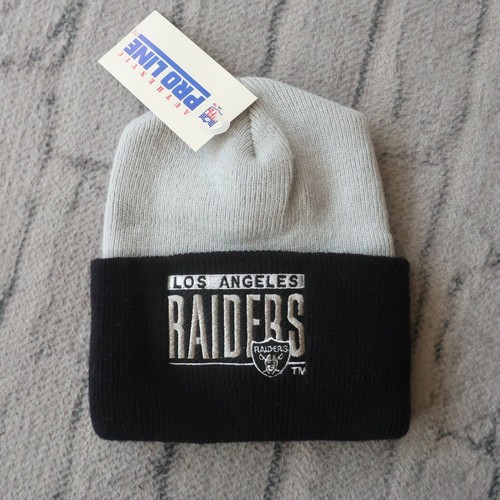 90s Los Angeles Raiders Beanie Hat Cap 