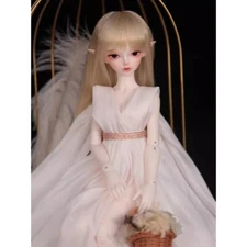 1/4 Full Set BJD Doll SD Resin Joint Eyes Face Makeup Girl Female Gown Gift Toy
