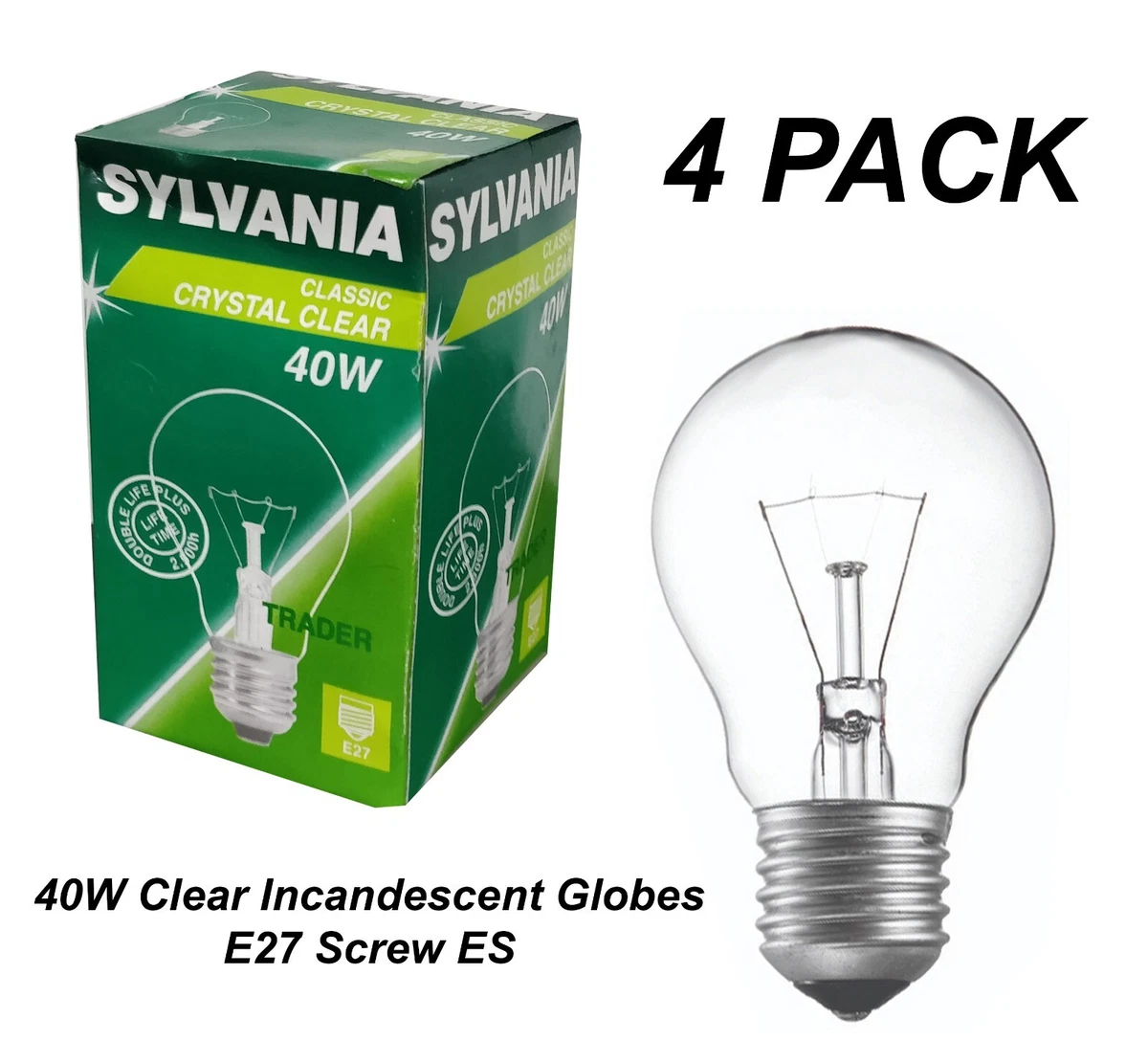 Incandescent light bulb 40w deals