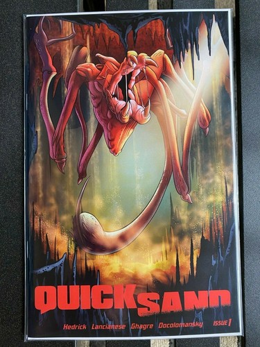 Quicksand #1 Above Cover 1B & INCENTIVE COVER SIGNED JONATHAN HEDRICK, FIRST PT - Picture 2 of 18