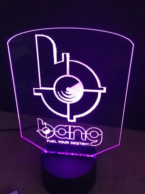 bang Energy sign LED neon Light lamp Office Game Room Color Changing W/remote