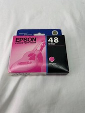 Epson Genuine Printer Ink Cartridge Epson 48 Magenta Expired 10/2019