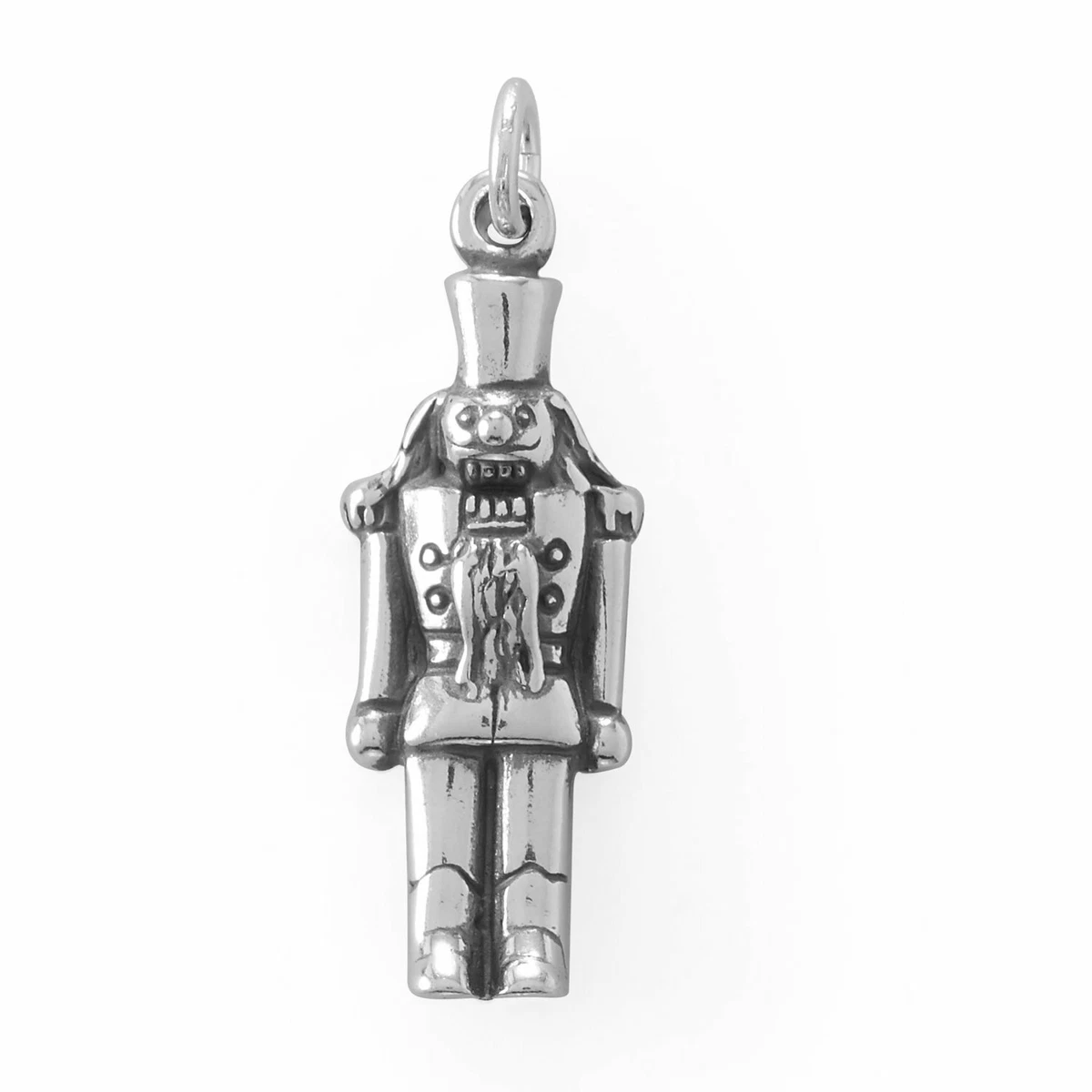 Sterling silver nutcracker charm clearance