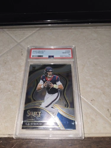 2023 Panini Select Club Level C.J. Stroud Rookie (RC) PSA 10 Gem Mint Texans