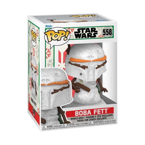 Funko Pop Star Wars Holiday Boba Fett 558 Vinyl Figur Neu Ovp*-image