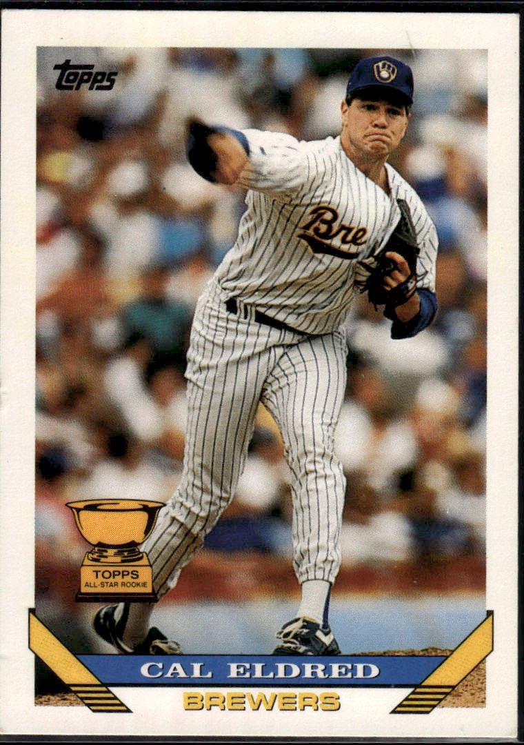Cal Eldred 1993 Topps Milwaukee Brewers #590