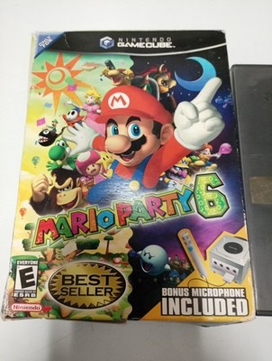 Mario Party 6 mit Mikrofon Nintendo GameCube NTSC USA American gebraucht komplett