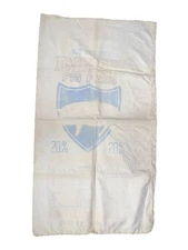 Vtg Dixie Pig Hog Feed Bag Farmhouse Decor Country Store Advertising Rustic Deco