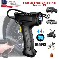 150PSI Air Pump Wireless Air Electric Tire Inflator Car Auto Bike Rechargeable