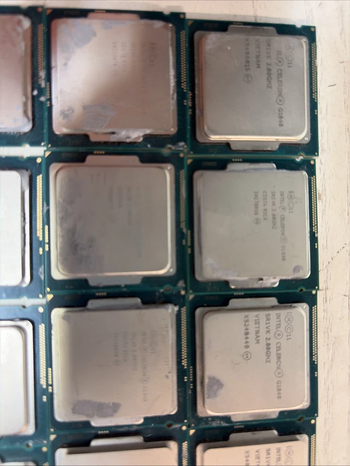 Lot de 27 processeurs Intel Celeron & Pentium – LGA1150 / LGA1155 / LGA1151 - Photo 2/4