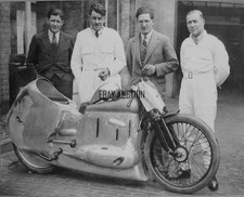 Brough Superior Alan Bruce record breaker motorcycle photo press photograph