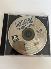 Perfect Weapon (Sony PlayStation 1, 1996) Disc And Back Art. Tested. Ships Fast!