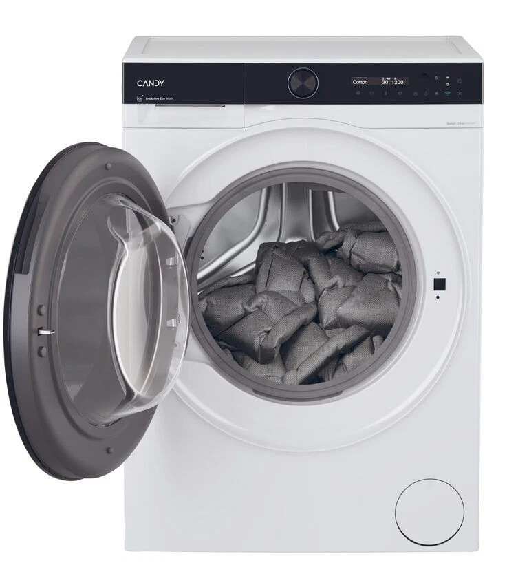 Candy BWS 4128B8-S lavasciuga Libera installazione Caricamento frontale Bianco D - Immagine 2 di 4